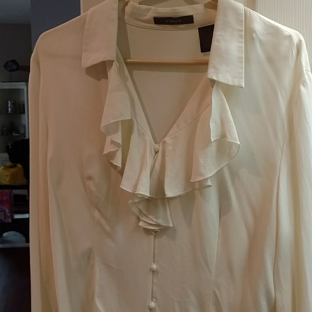 Liz claiborne silk career top